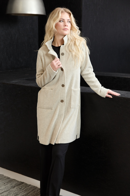 HS Sand Long Jacket 7182