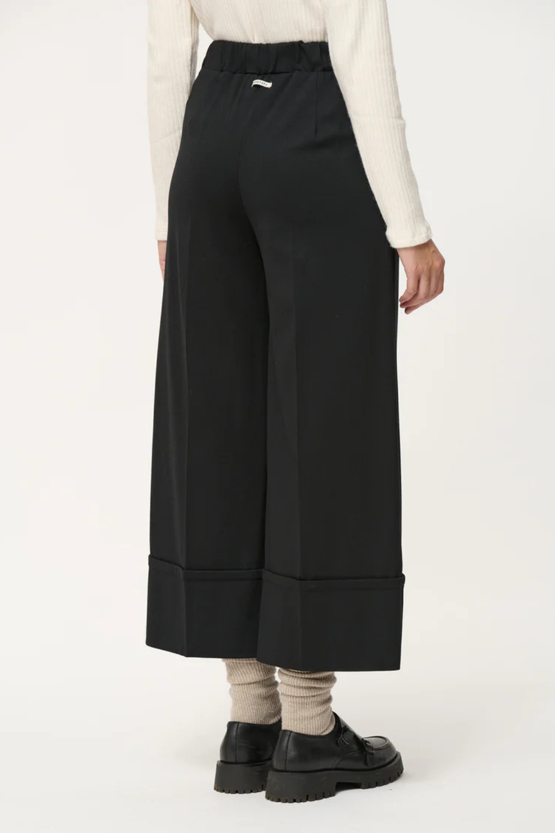 Humility Sophio Black Wide-leg Trousers