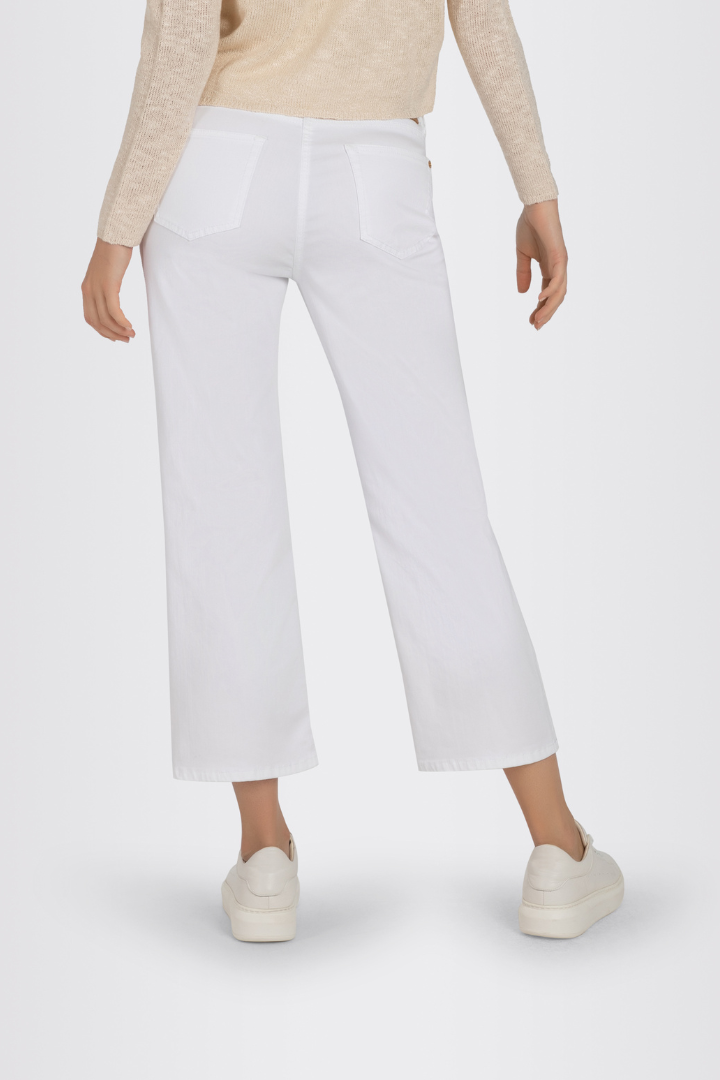 Mac White Denim Culotte