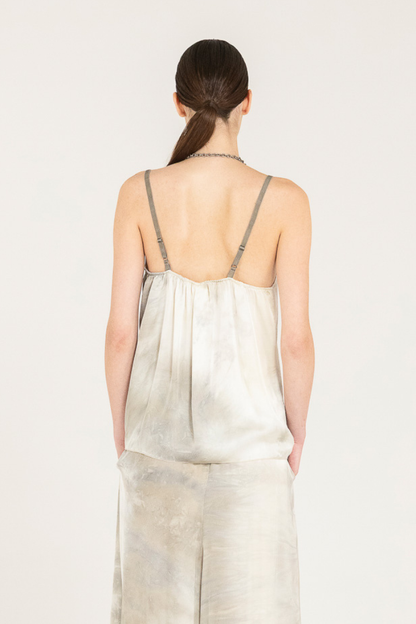 Sanctamuerte Sand Shell Print Vest Top S316