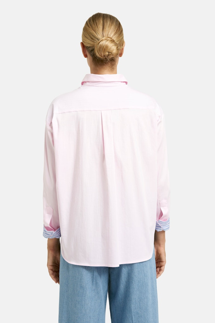 Milano Rose Lady Print Oversized Shirt