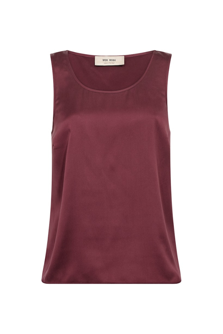 Mos Mosh Astrid Port Royale Silk Tank Top
