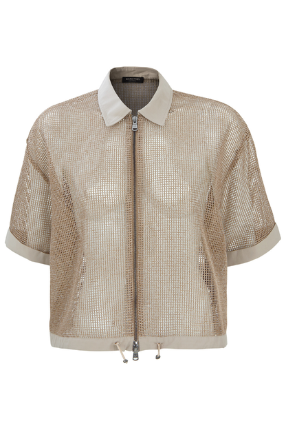 Margittes Taupe/Khaki Woven Jacket