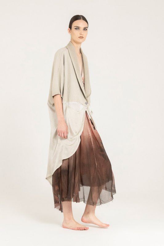 Sanctamuerte Sand Shell Batwing Jacket S368