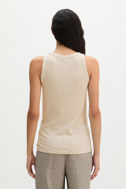 Marc O'Polo Natural Ribbed Vest Top