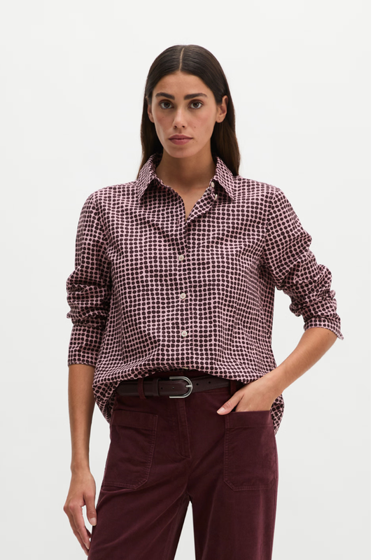 Marc O'Polo Dark Red Long Sleeve Blouse