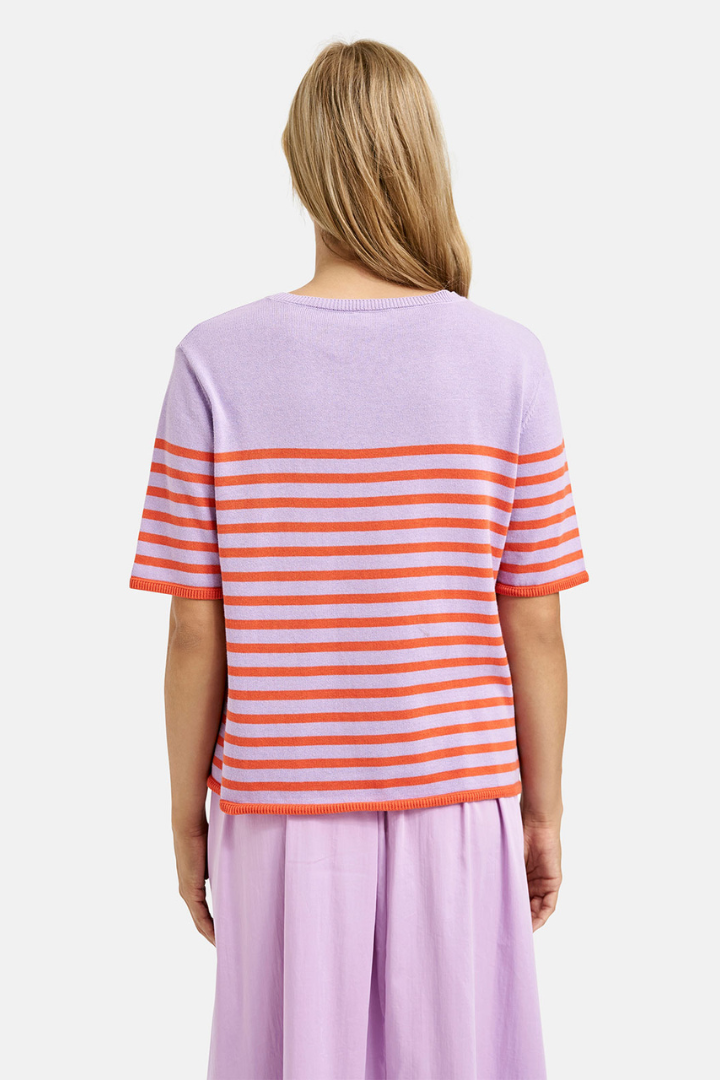 Milano Violet Stripe Jumper