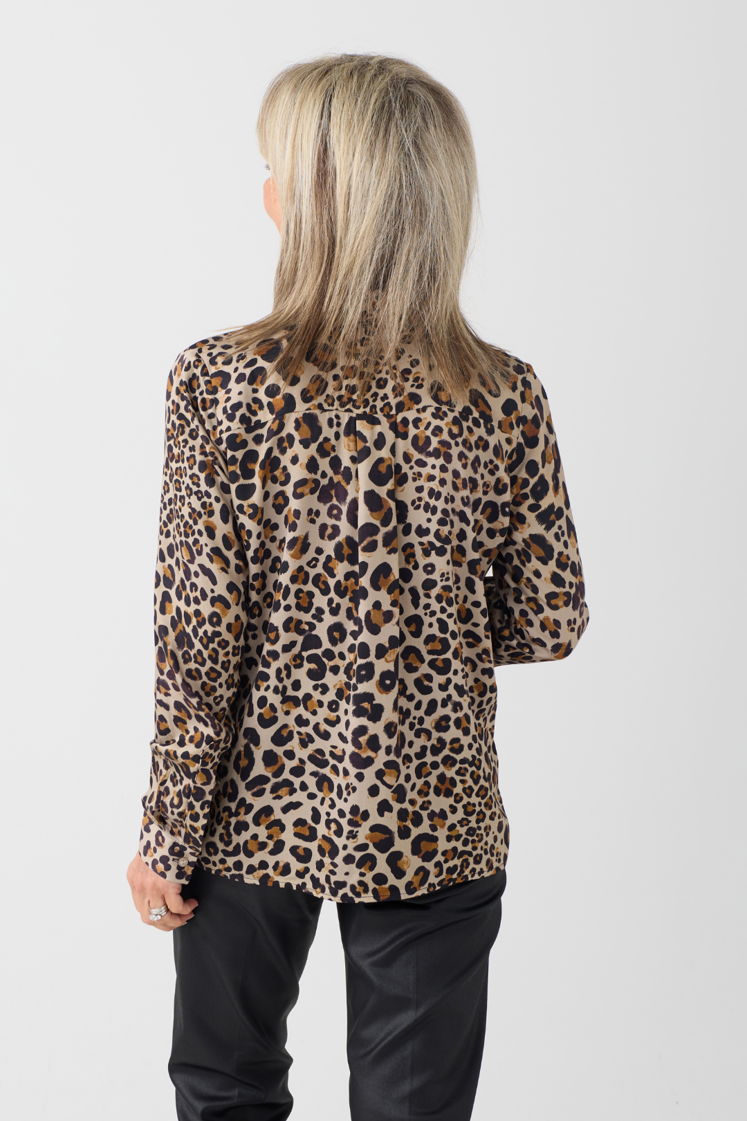 Milano Caramel Animal Print Blouse
