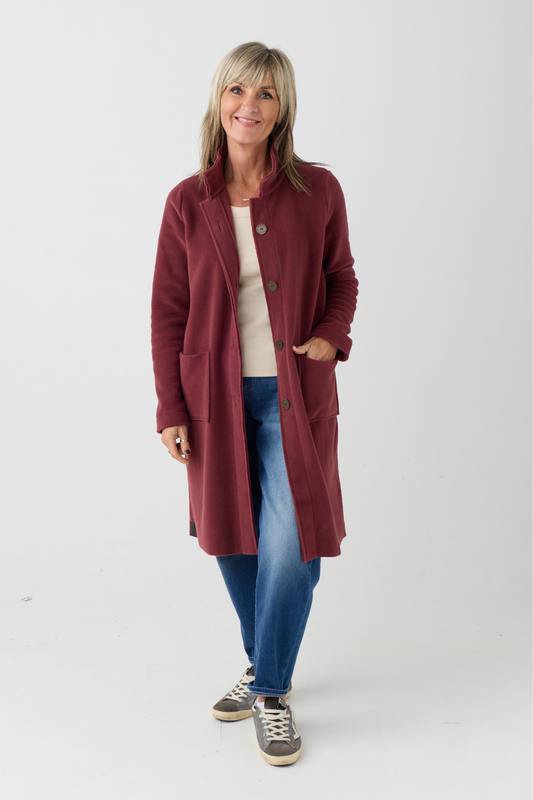 HS Bordeaux Long Jacket 7182