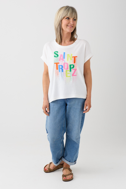 Milano Off-White Saint Tropez T-Shirt