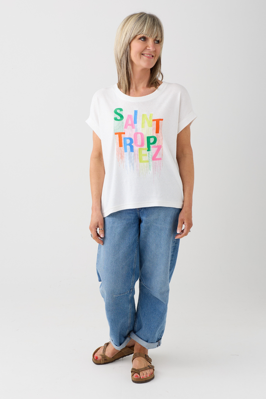 Milano Off-White Saint Tropez T-Shirt