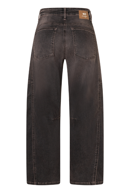 Mac Ohio Coffee Vintage Wash Barrel Jeans