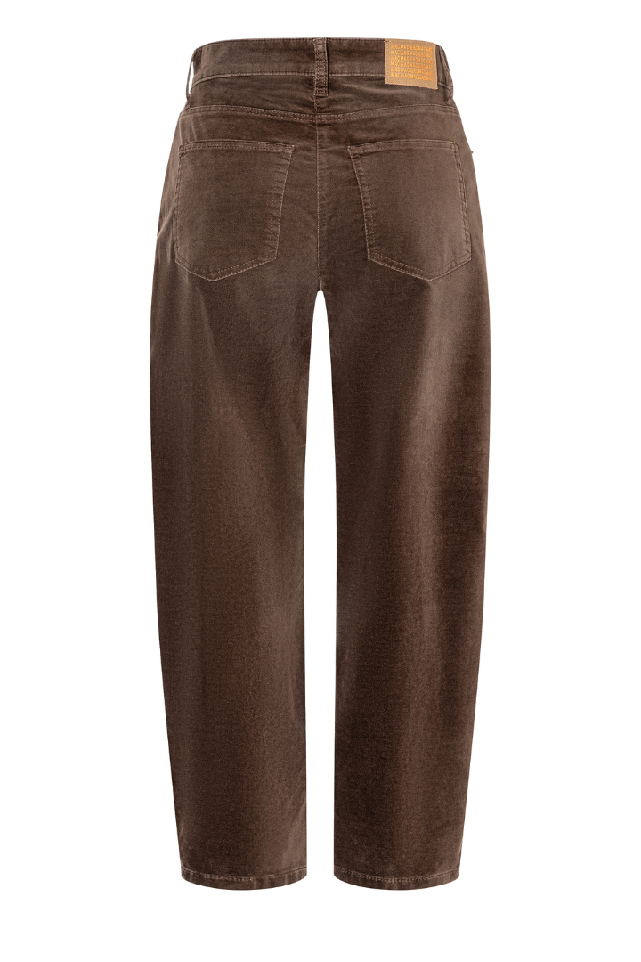 Mac Danni Fawn Brown Barrel Jeans