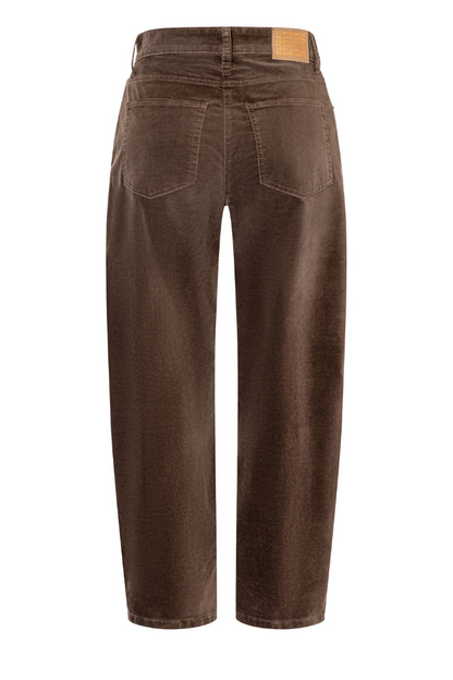 Mac Danni Fawn Brown Barrel Jeans