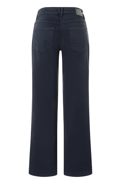Mac Wide Dark Blue Trousers