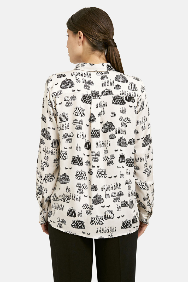 Milano Cream Make-Up Print Shirt