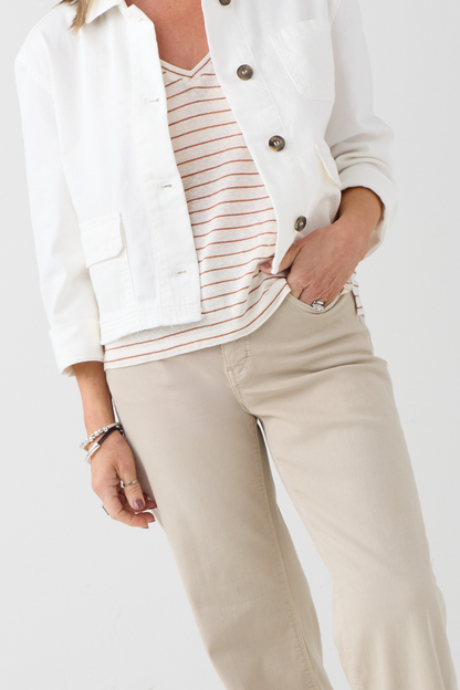 Oui Cloud Dancer Jacket