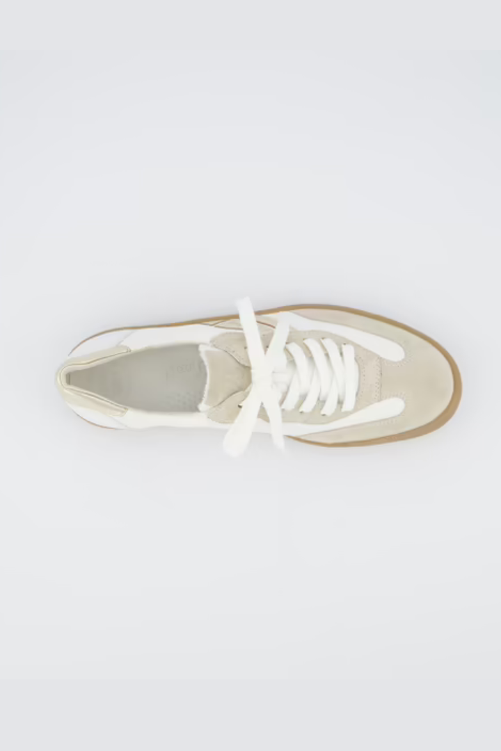 Paul Green Suede Times Ivory/White Trainers