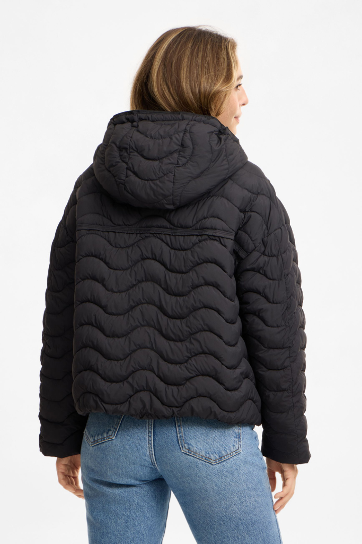 FF Off Black Thermolite Hooded Jacket