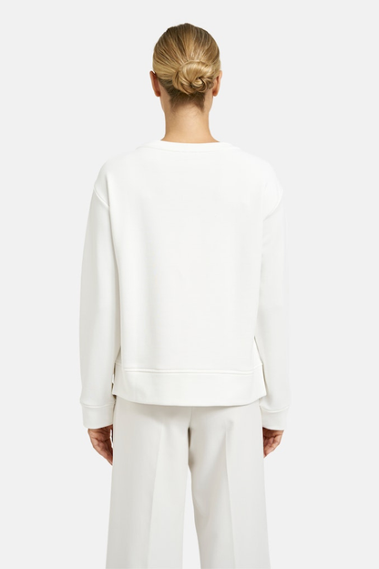 Milano Off White Lady Print Sweatshirt