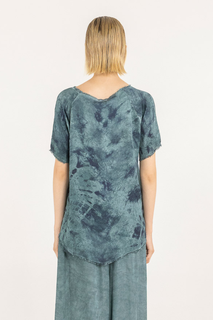 Sanctamuerte Sand Shell Tie Dye Top S314