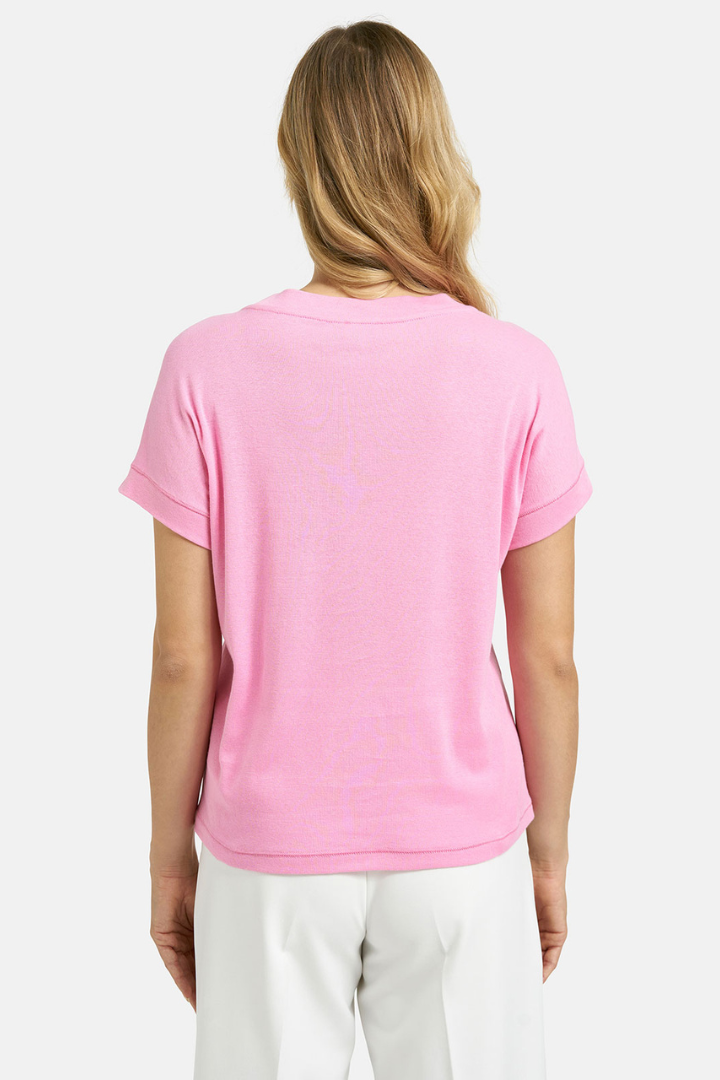 Milano Orchid Sequin Flower T-Shirt