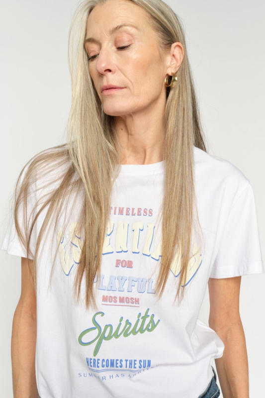 Mos Mosh Raft White T-Shirt