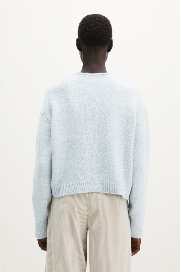 Marc O'Polo Light Blue Boat-Neck Jumper
