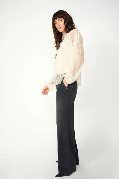 Mos Mosh Candia Peach Black Long Jeans
