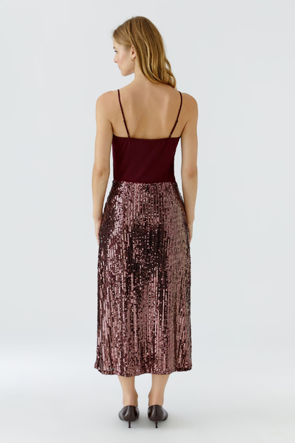 Oui Bramble Berry Sequin Skirt