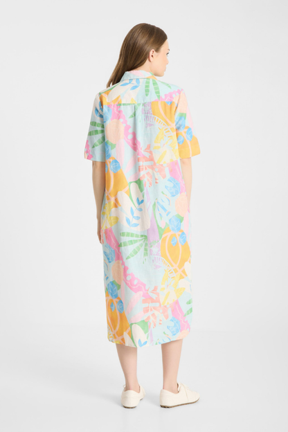 FF Rose Abstract Print Dress