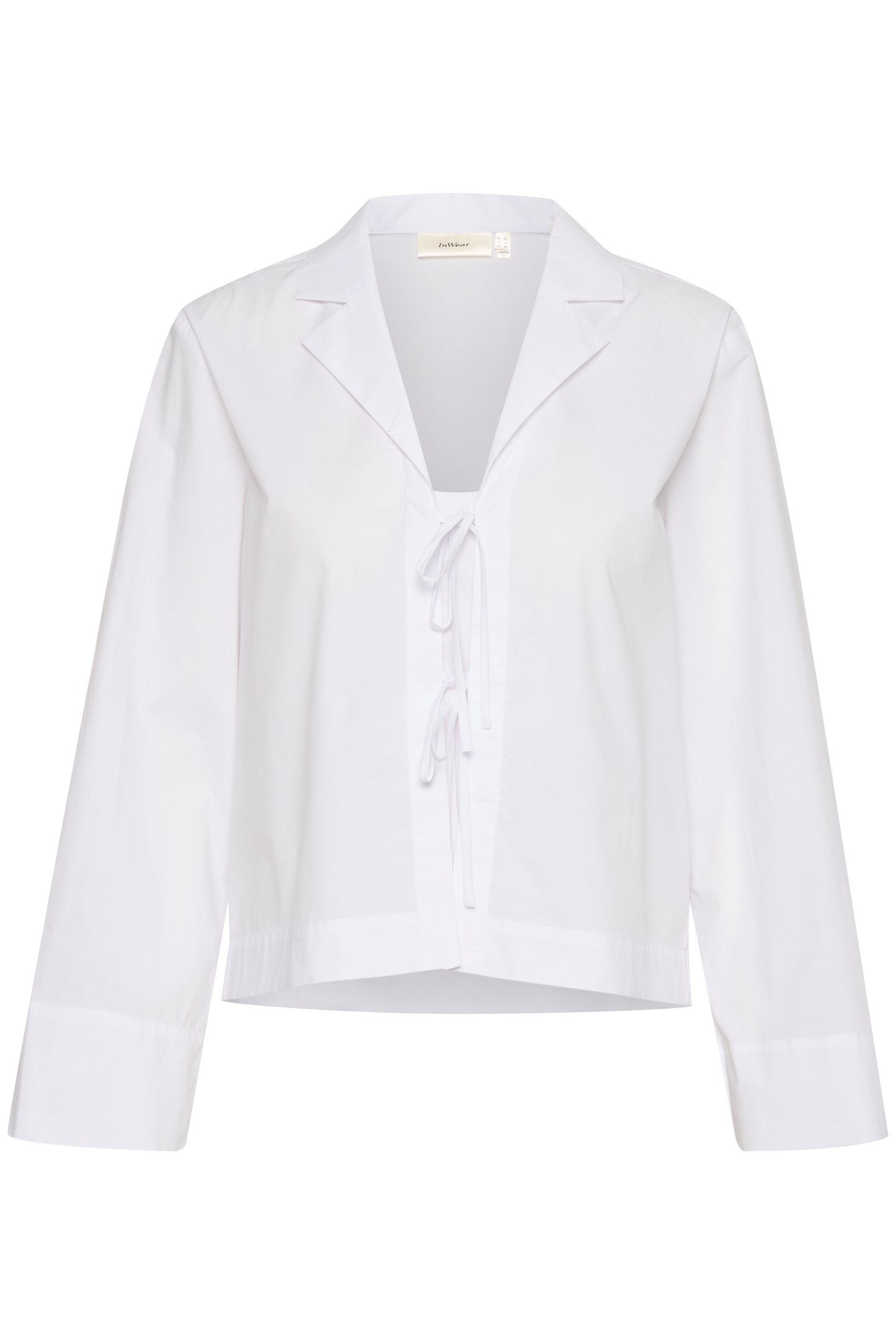 InWear Helve Pure White Cropped Shirt – Jude Law Boutique