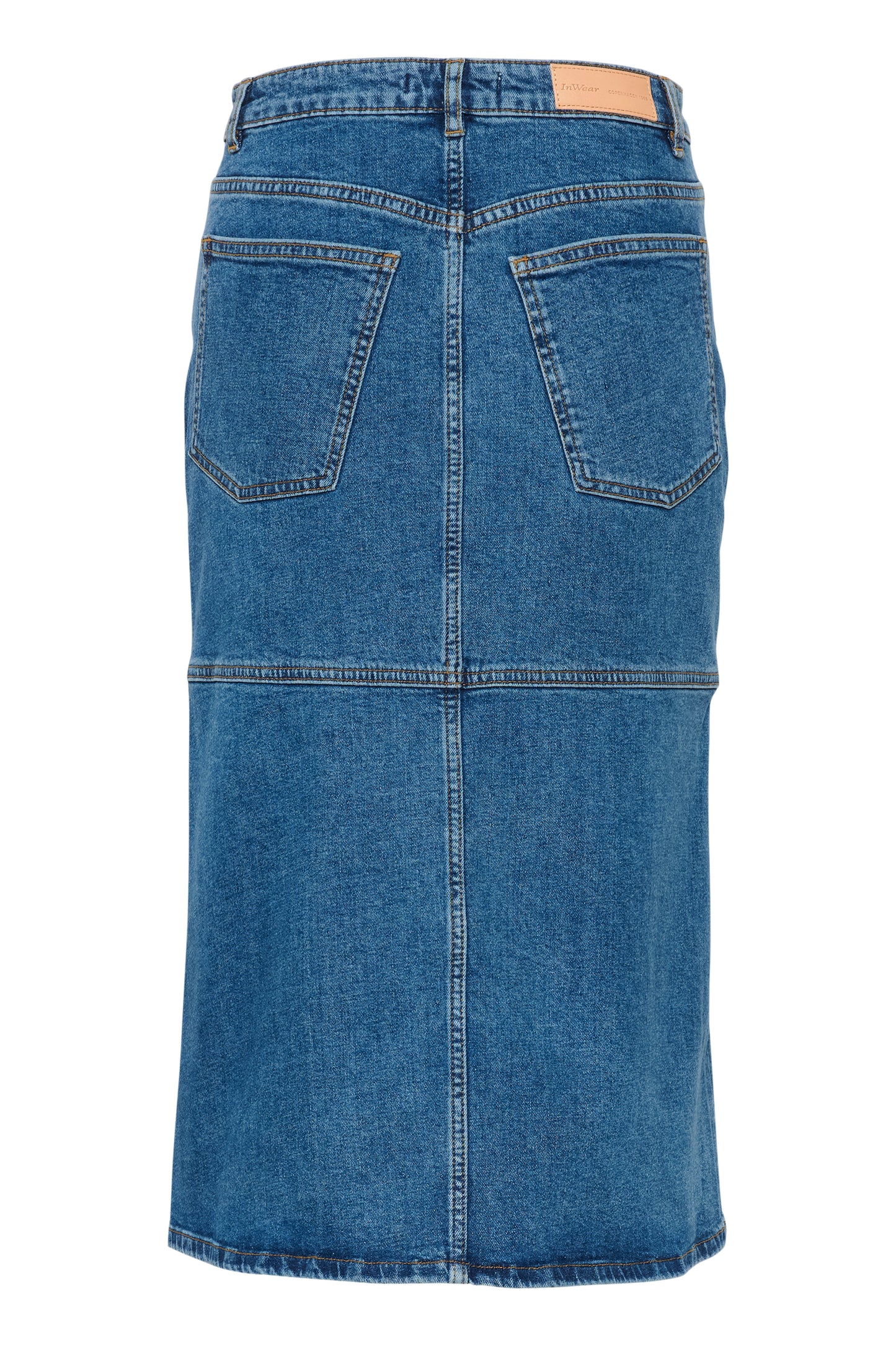 InWear Pheiffer Medium Blue Denim Skirt – Jude Law Boutique