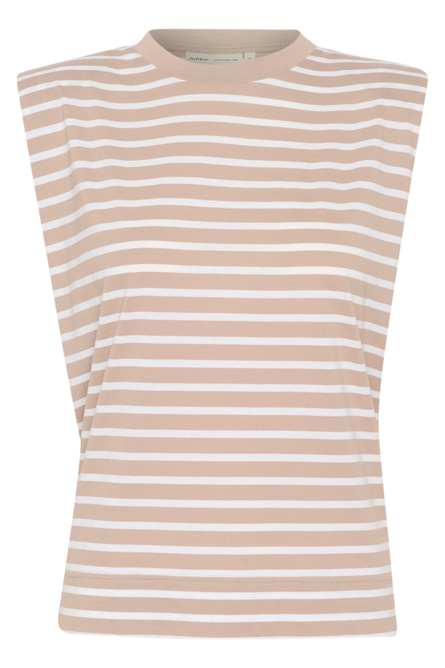 InWear Emmi Clay & White Stripe T-Shirt