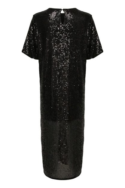 InWear Barbara Black Long Sequin Dress