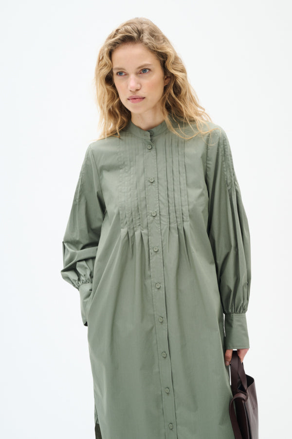 InWear Conor Agave Green Shirt Dress