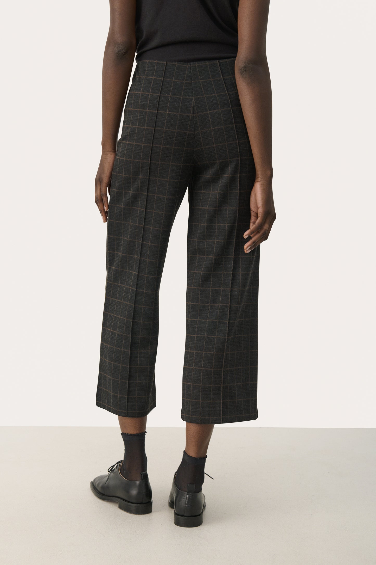 Part Two Ilisan Grey Check Trouser