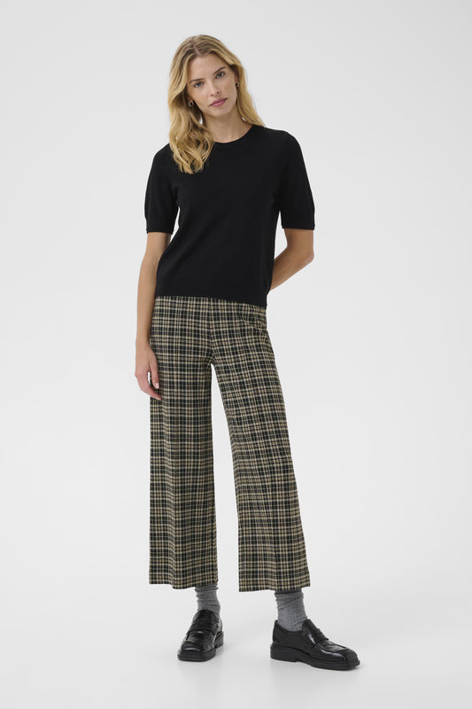 Part Two Ilisan Grey Big Check Trousers