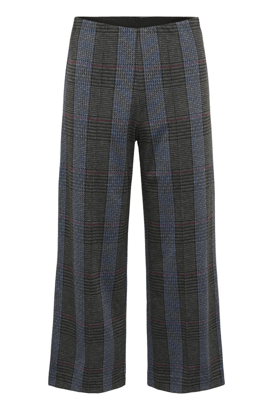 Part Two Ilisan Large Grey Check Trouser