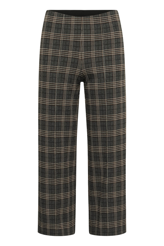 Part Two Ilisan Grey Big Check Trousers