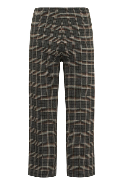 Part Two Ilisan Grey Big Check Trousers