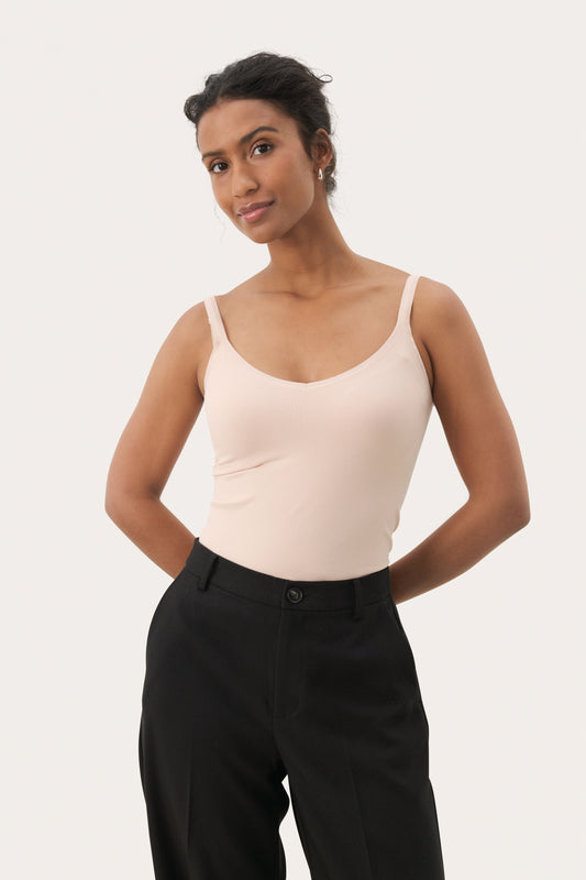 Part Two Hydda Smoke Gray Vest Top