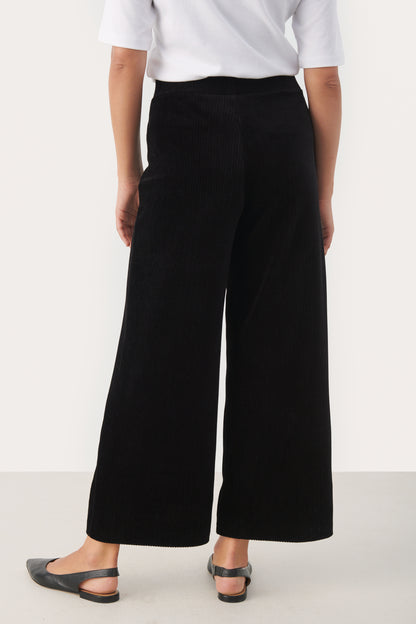 Part Two Illisana Black Cord Trousers