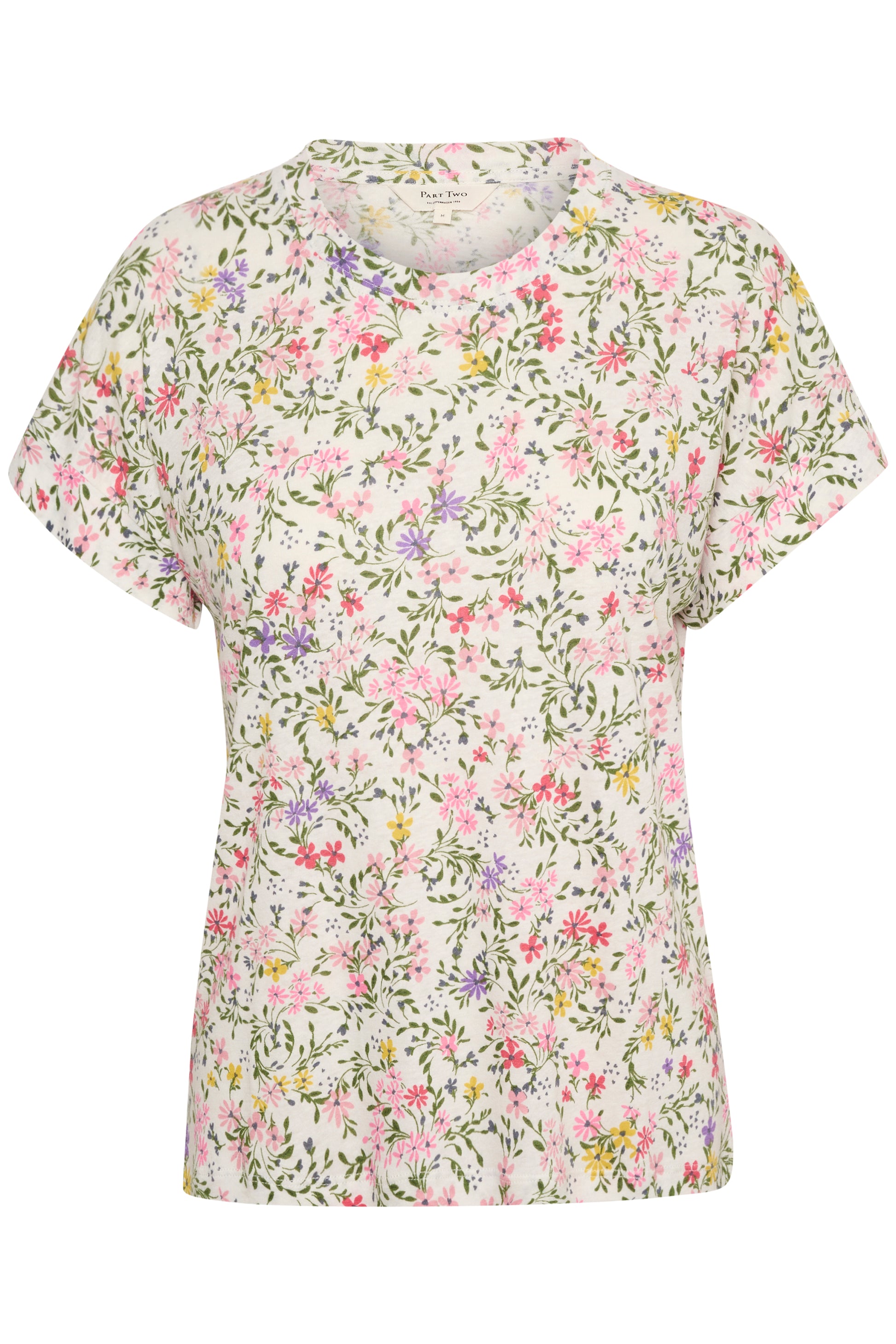 Part Two Emelie Multi Flower Print T shirt – Jude Law Boutique