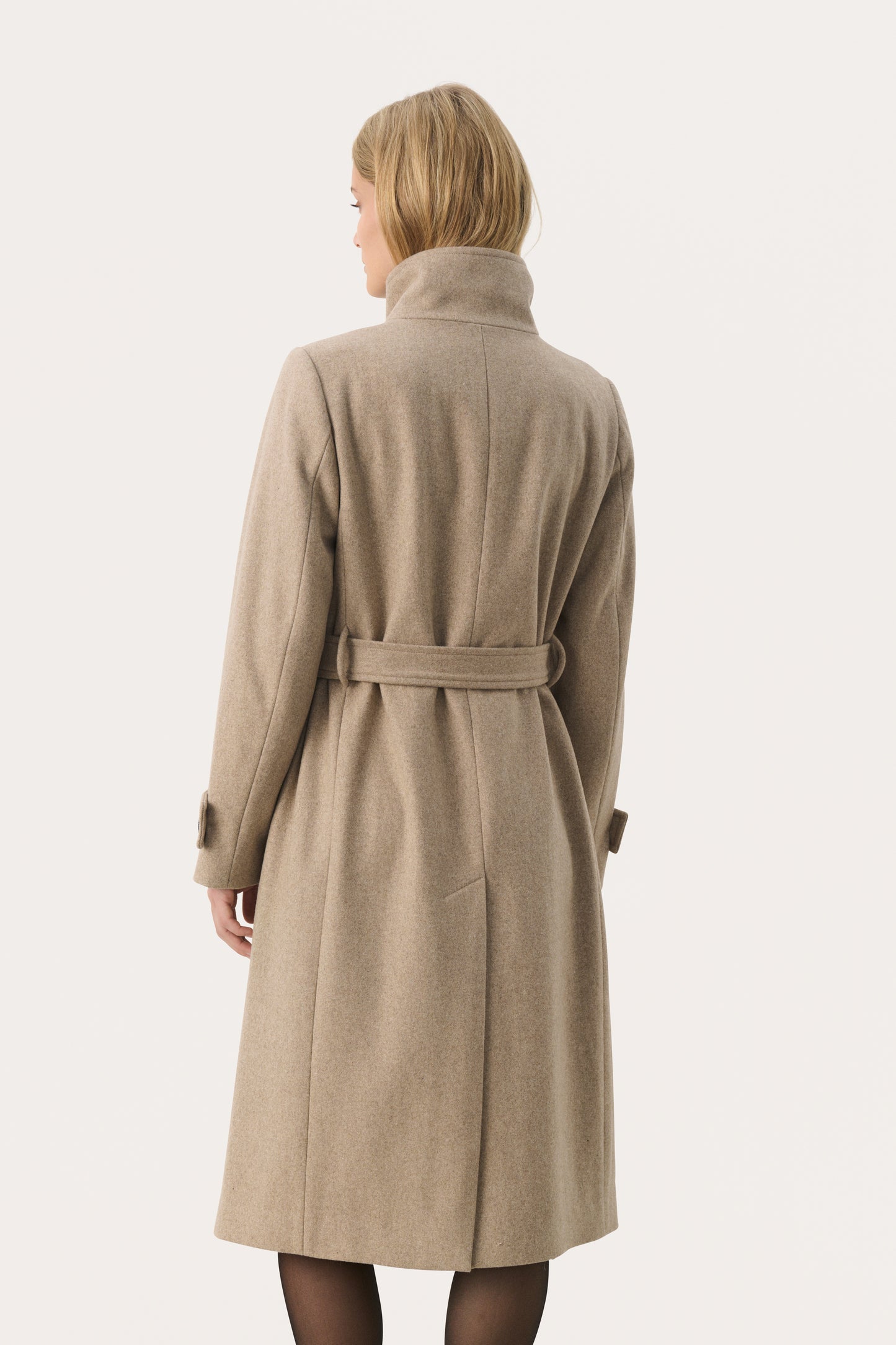 Part Two Lihanna Light Beige Melange Coat