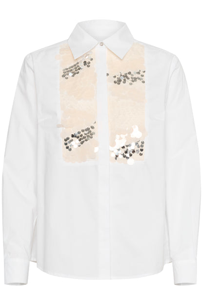 Part Two Maye Bright White Cotton Shirt