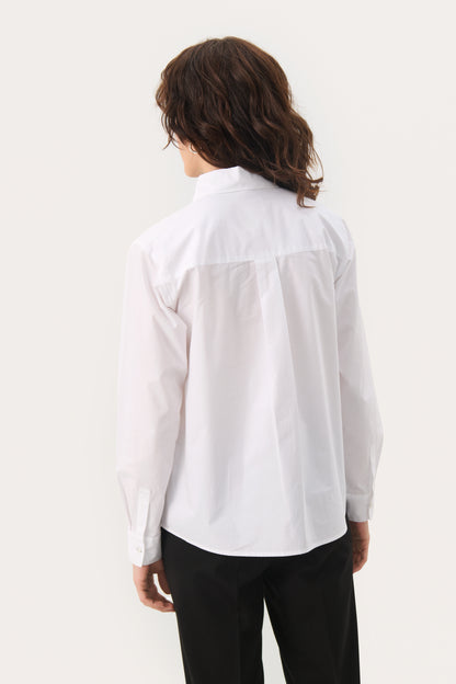 Part Two Maye Bright White Cotton Shirt