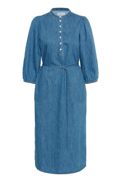 Part Two Nadija Medium Blue Denim Dress