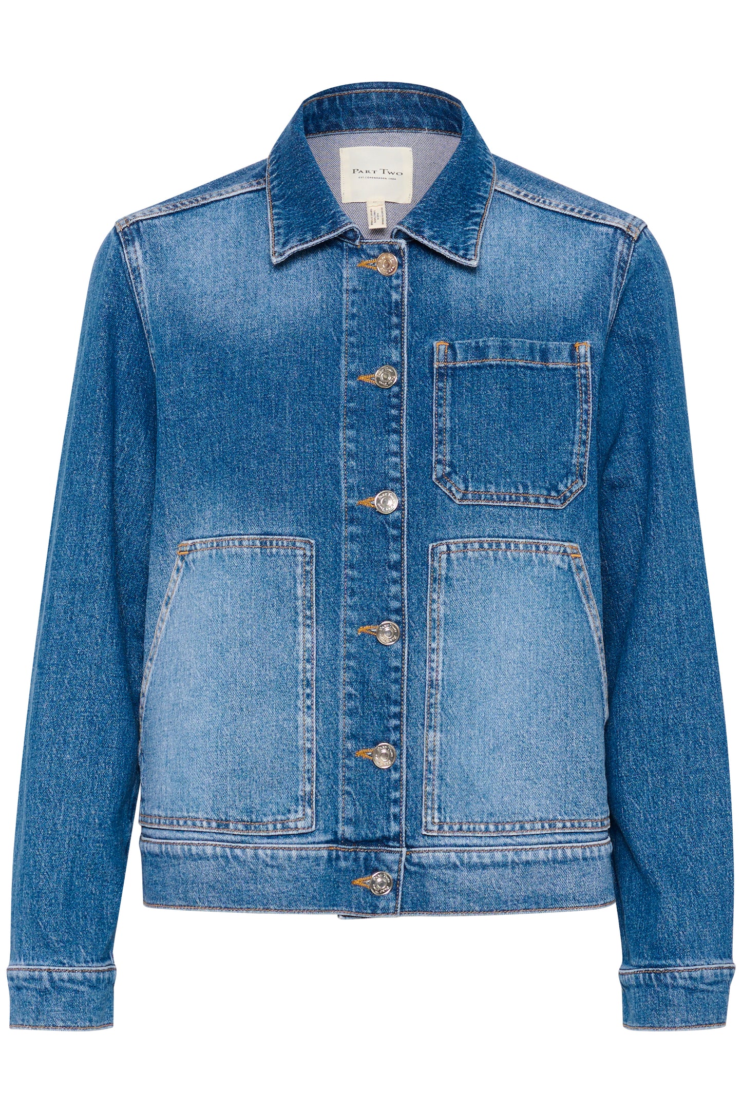 Part Two Nannie Medium Blue Denim Jacket