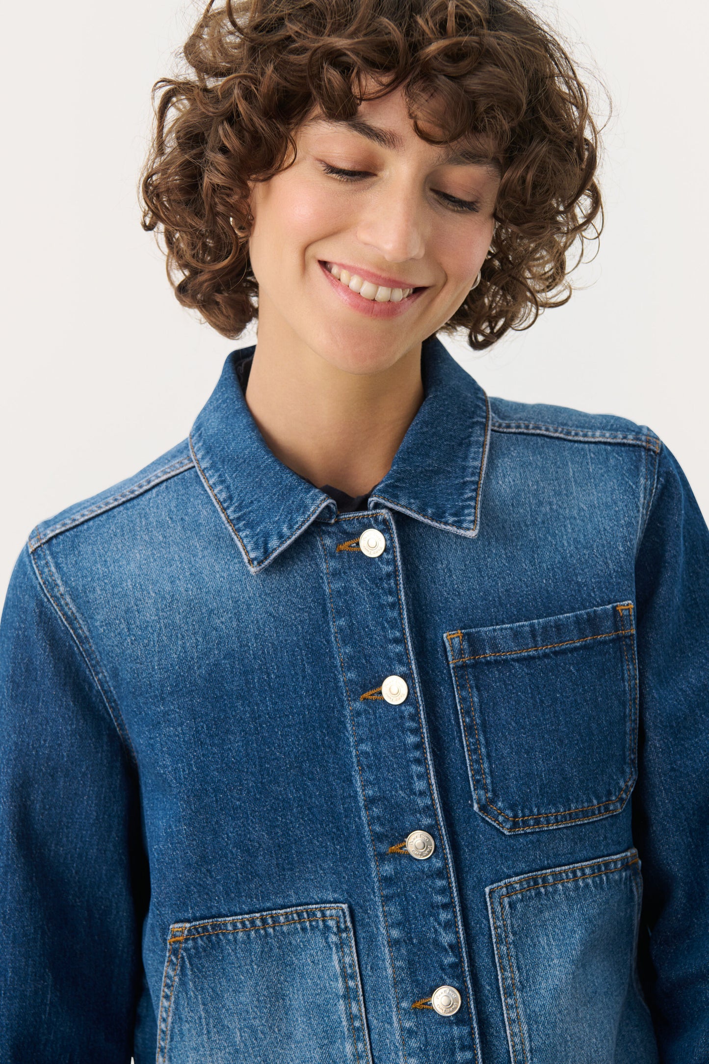 Part Two Nannie Medium Blue Denim Jacket